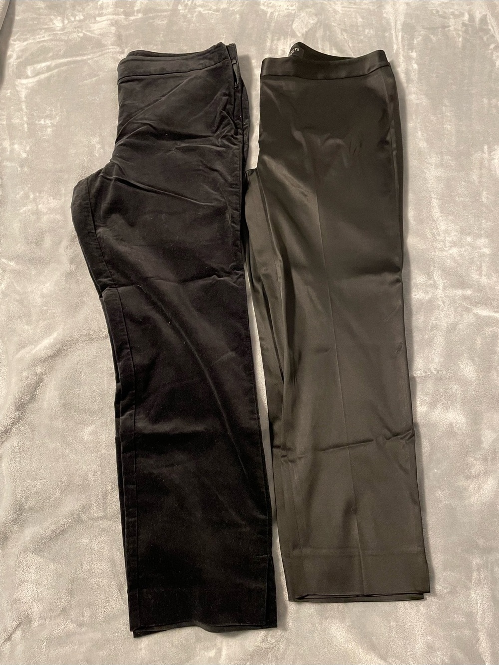 Talbots Black Luxury Pants -Velvet and Satin
